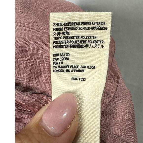 Free People Normani Bias Midi Slip Skirt in Dusty Mauve Pink | Size 12 - Picture 9 of 9